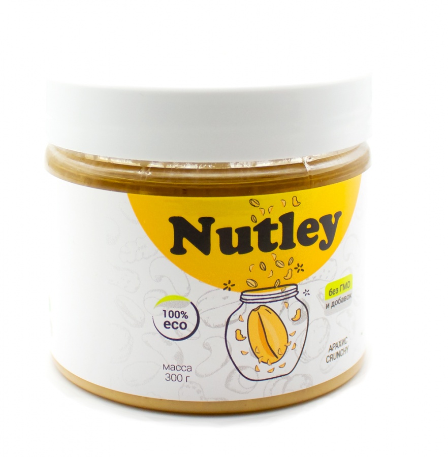 

Паста арахисовая Nutley Crunchy хрустящая 300 г