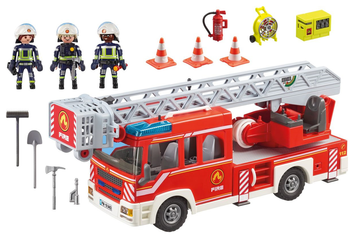 фото Набор "пожарная машина с лестницей" playmobil