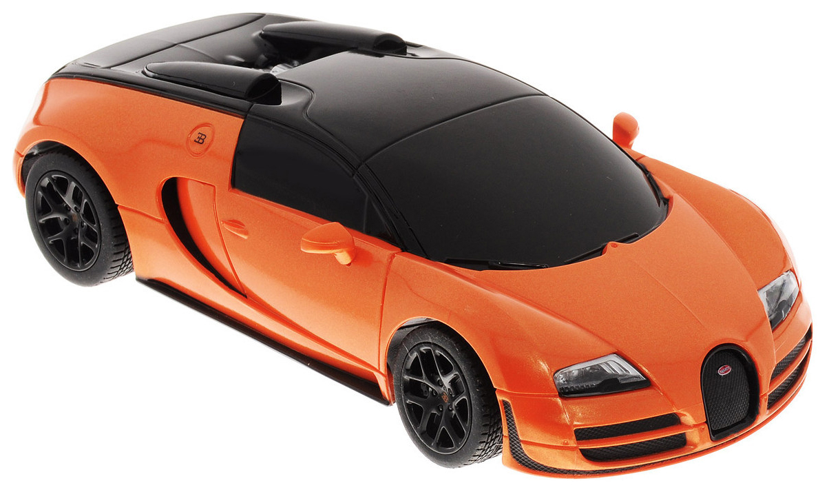 фото Машина р/у 1:24 bugatti grand sport vitesse цвет оранжевый rastar
