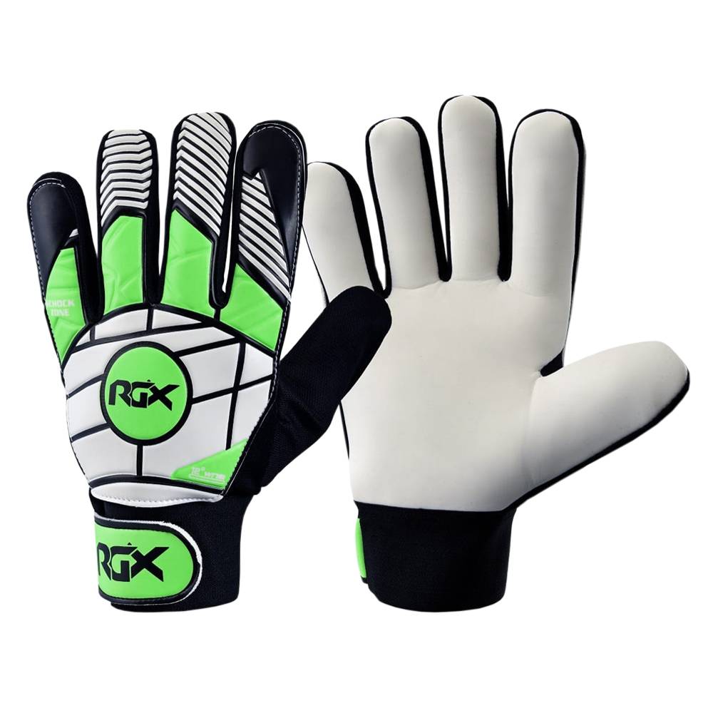 фото Вратарские перчатки rgx gfb05, green/black, m