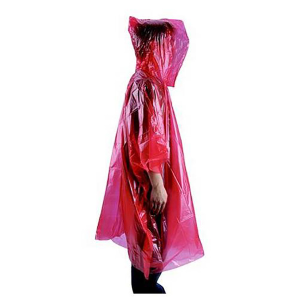 фото Плащ-дождевик acecamp emergency poncho, полиэтилен 3907-red ace camp