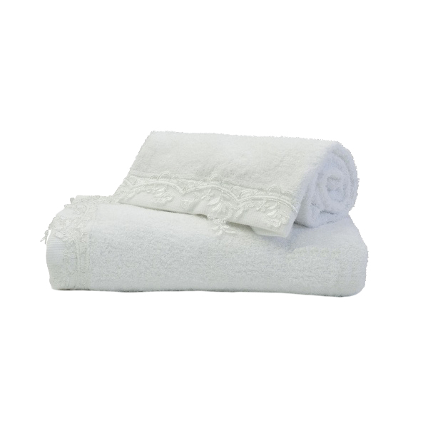 Полотенце банное «Lace» (Лэс), белый, размер 70х140 см.