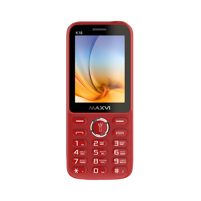 

Мобильный телефон Maxvi K18 Red, K18