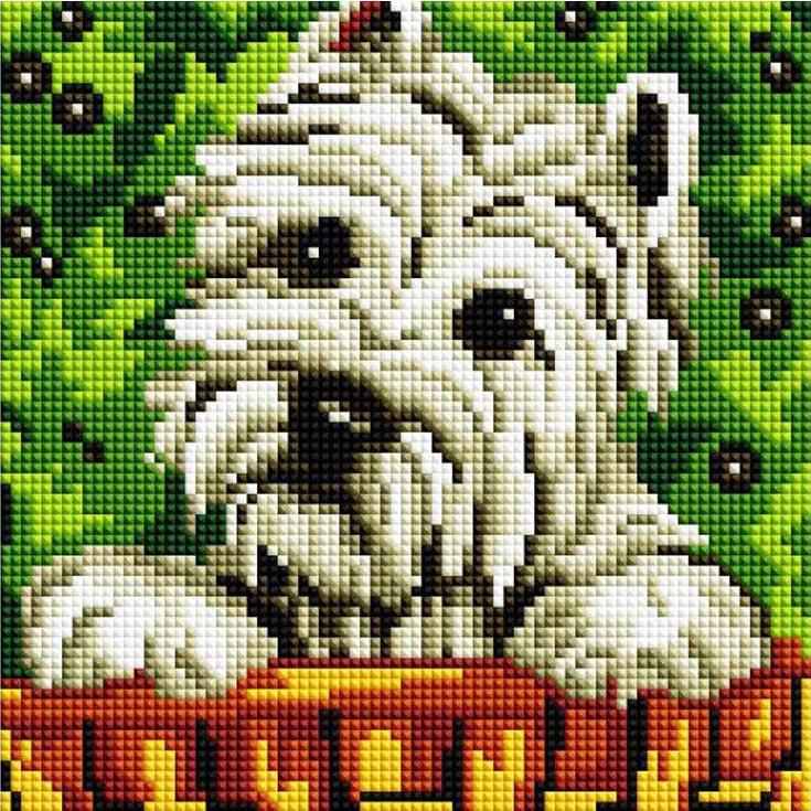 

Алмазная вышивка Белоснежка Давай играть, 20x20 см, Давай играть