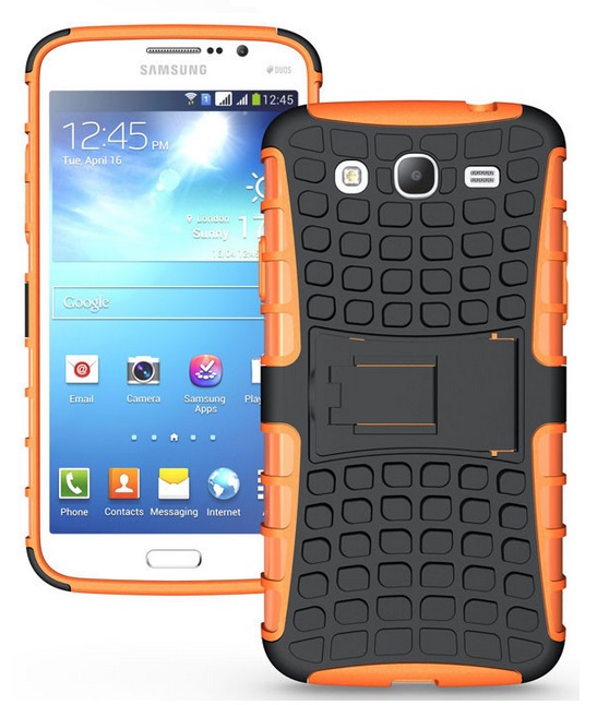 фото Чехол mypads для samsung galaxy mega orange