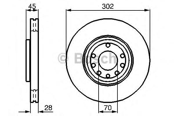 фото Тормозной диск bosch 0986479076