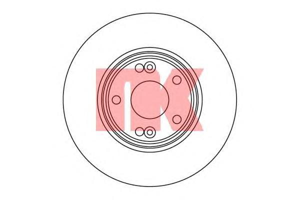 фото Тормозной диск nk 203930