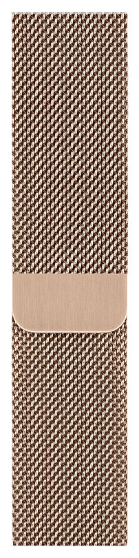 фото Ремешок для смарт-часов apple milanese loop для apple watch 44 mm gold (mtu72zm/a)