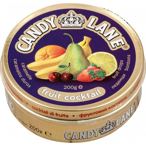 Леденцы Candy Lane фруктовые ассорти в ассортименте 200 г