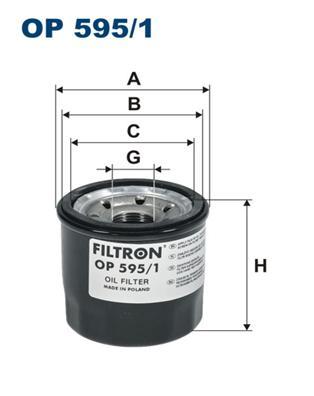 

Фильтр масляный Filtron OP5951