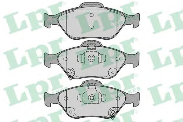 

Комплект тормозных колодок Lpr 05P1283