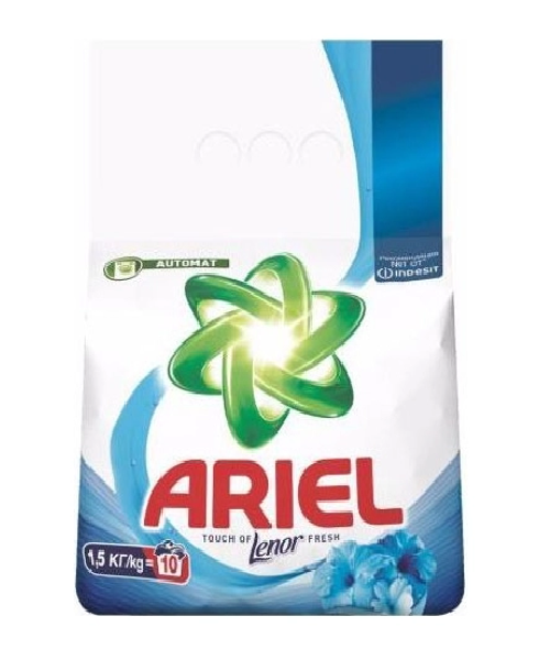 

Порошок для стирки Ariel touch of lenor fresh 1.5 кг