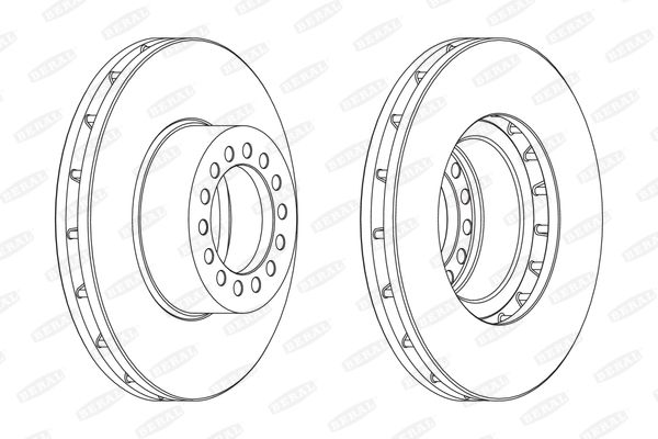 фото Тормозной диск beral bcr319a