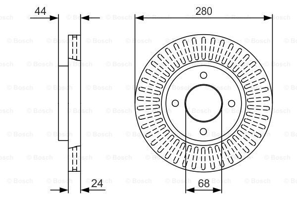 фото Тормозной диск bosch 0986479u62