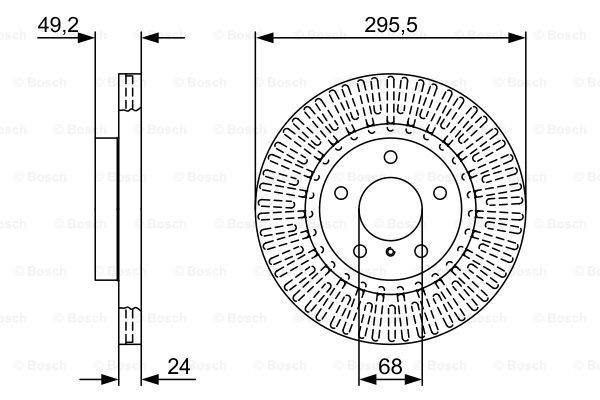 фото Тормозной диск bosch 0986479v61