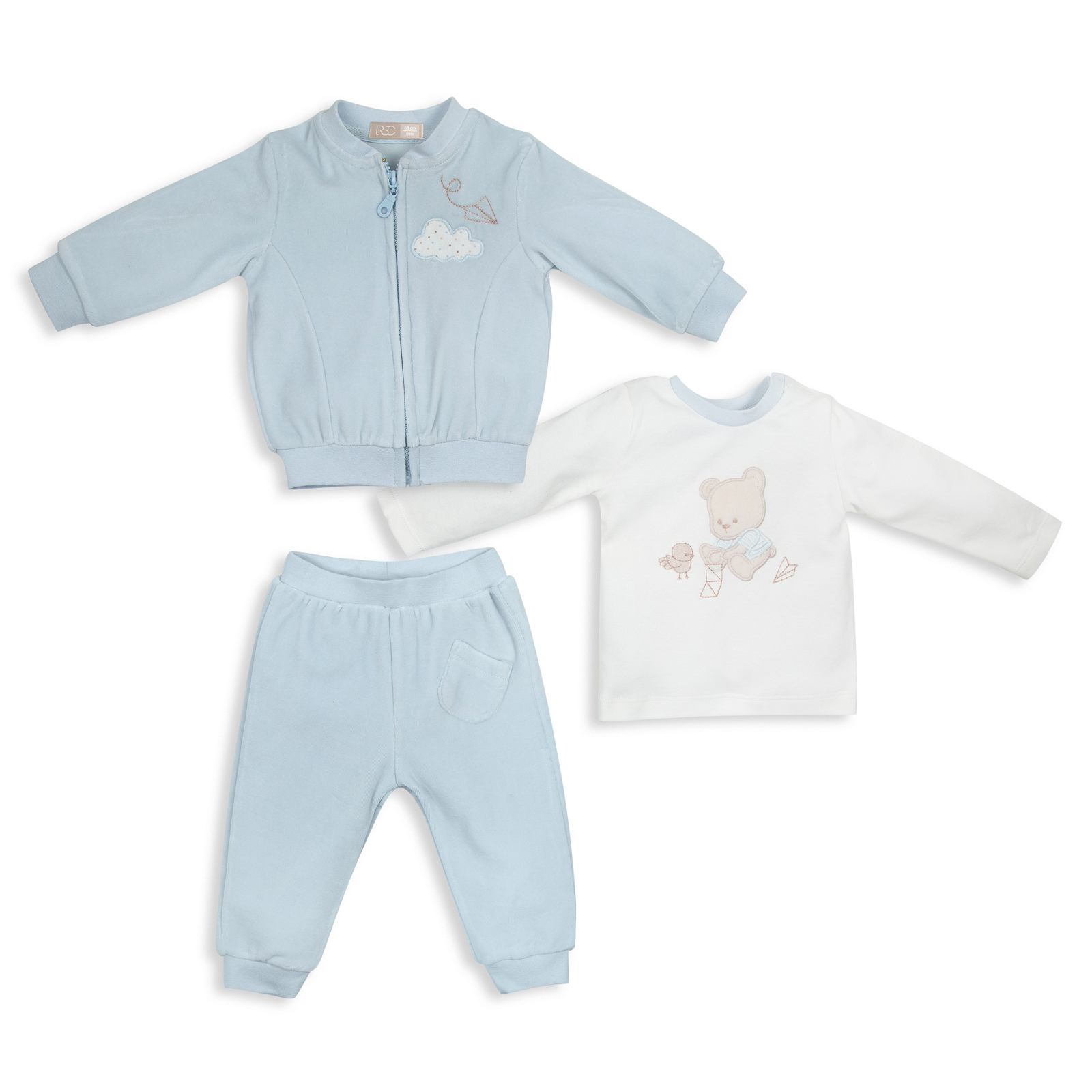 

Комплект одежды RBC, цв. голубой р.80, МЛ375438