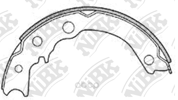 

Тормозные колодки NiBK барабанные FN3384