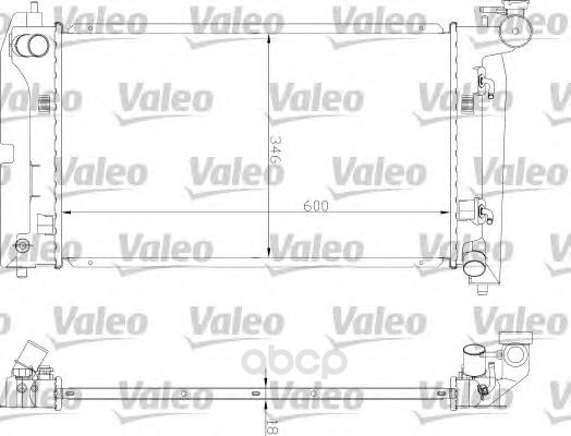 

Радиатор охлаждения двигателя Valeo 734851