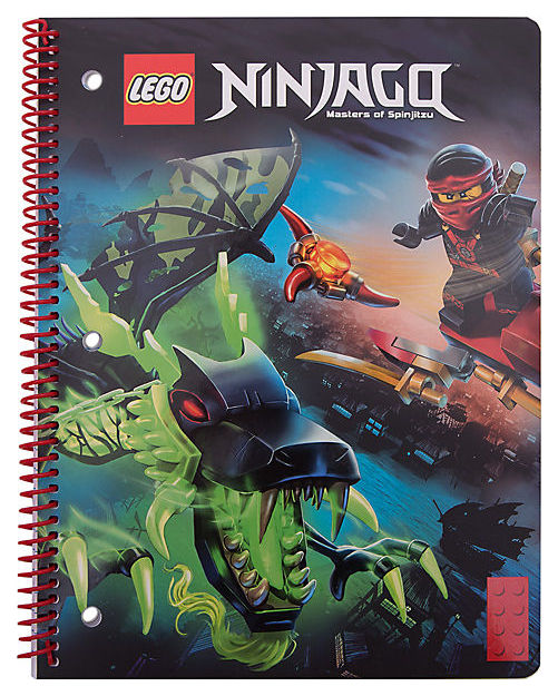 

Тетрадь на спирали LEGO Ninjago, 70 листов, линейка