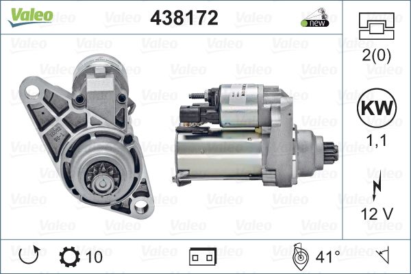 

Стартер Valeo 438172