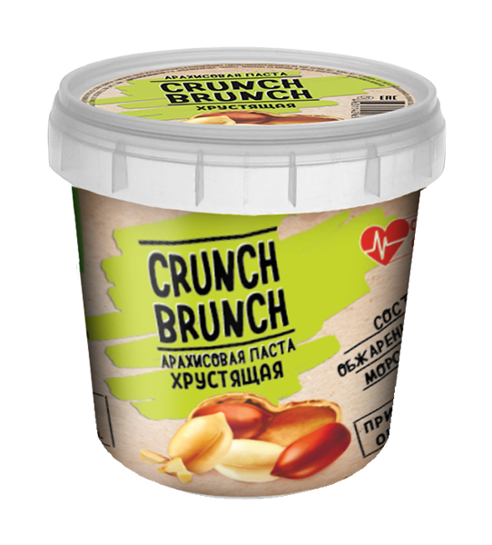 

Арахисовая паста Crunch Brunch хрустящая 1000 г