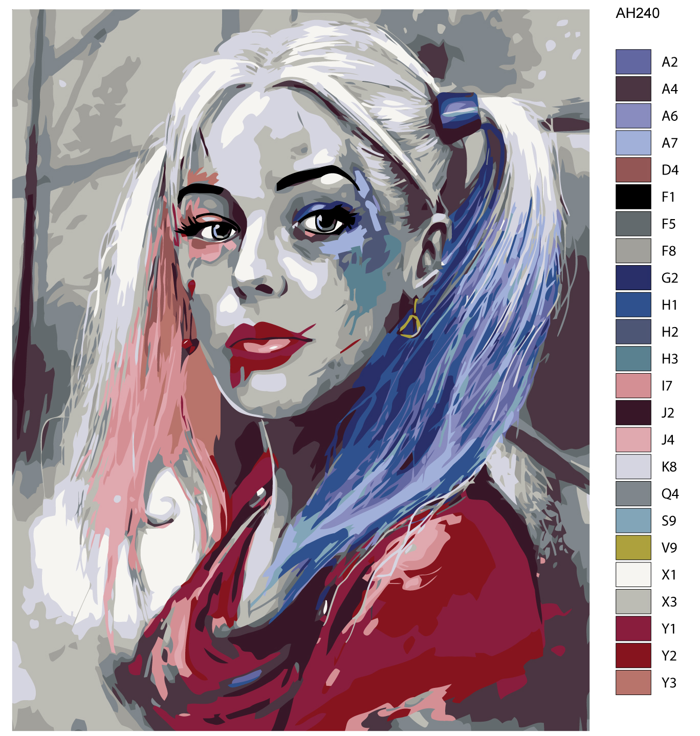 

Картина по номерам, 40 x 50, ARTH-AH240, ARTH-AH240