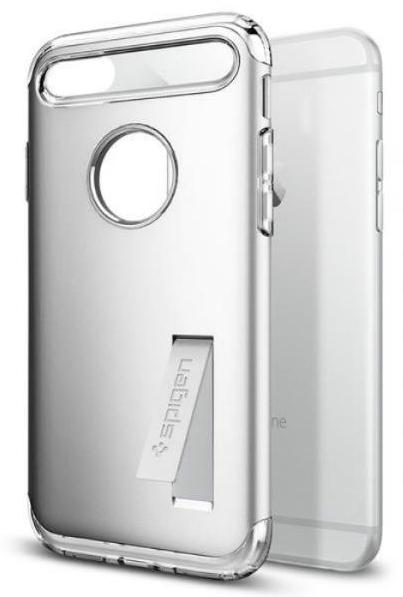 фото Чехол spigen case slim armor (043cs20313) для iphone 7 plus/8 plus (silver)