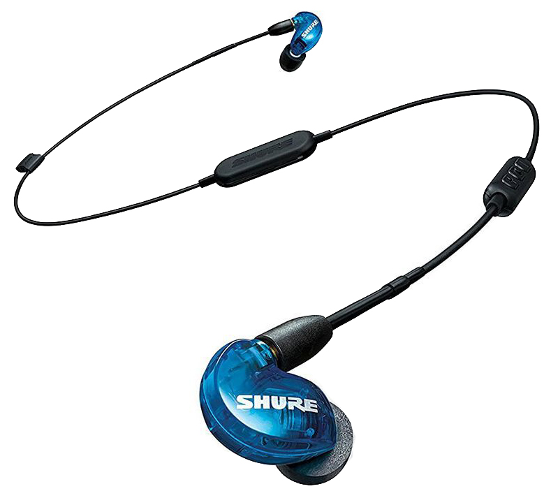 фото Беспроводные наушники shure se215spe blue/black