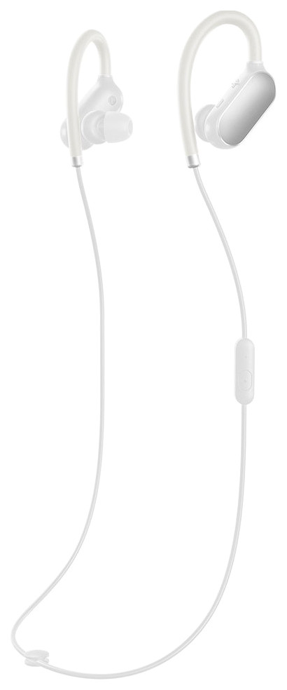 фото Беспроводные наушники xiaomi mi sport white/grey