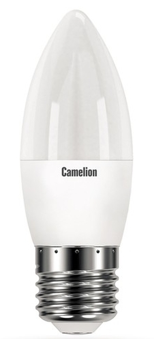 фото Светодиодная лампочка camelion led7-c35/845/e27