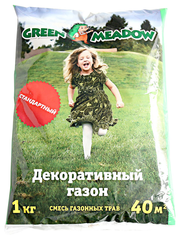 Семена Газон СТАНДАРТ Декоративный Стандартный, 1 кг Зеленый ковер
