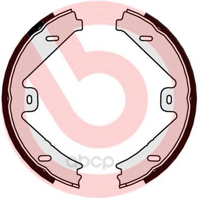 

Тормозные колодки brembo стояночного тормоза S50525