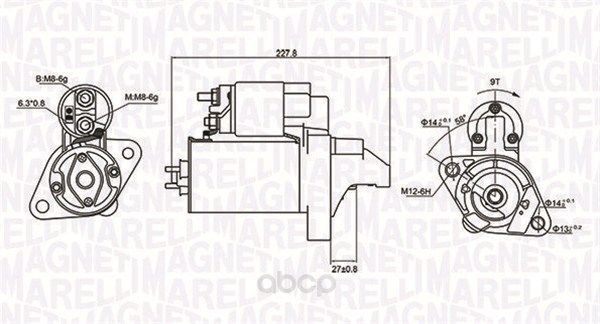 

Стартер Magneti Marelli 063721074010