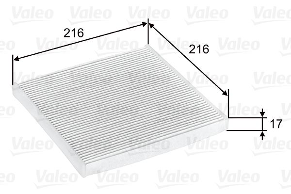 фото Фильтр воздушный салона valeo 698796