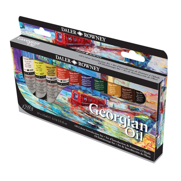 

Масляные краски Daler Rowney Introduction Georgian 10 цветов