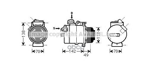 фото Компрессор кондиционера ava quality cooling bwak389