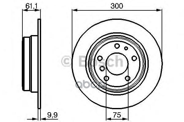 фото Тормозной диск bosch 0986478321