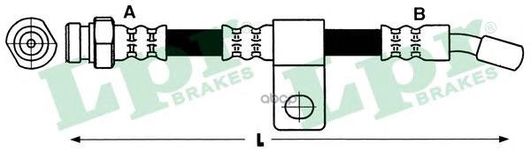 фото Шланг тормозной системы lpr 6t48088