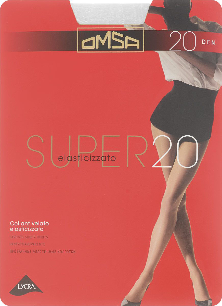 

Колготки женские Omsa SUPER 20 белые 3 (M), SUPER 20