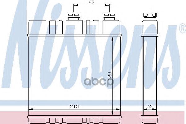 фото Радиатор печки nissens 72660