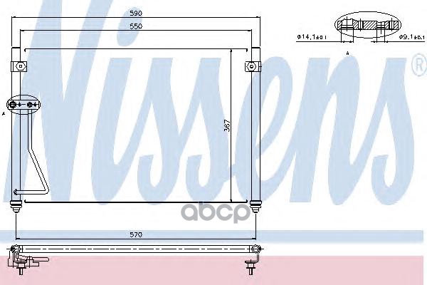 

Радиатор кондиционера Nissens 94428