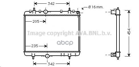 

Радиатор охлаждения AVA QUALITY COOLING PE2267