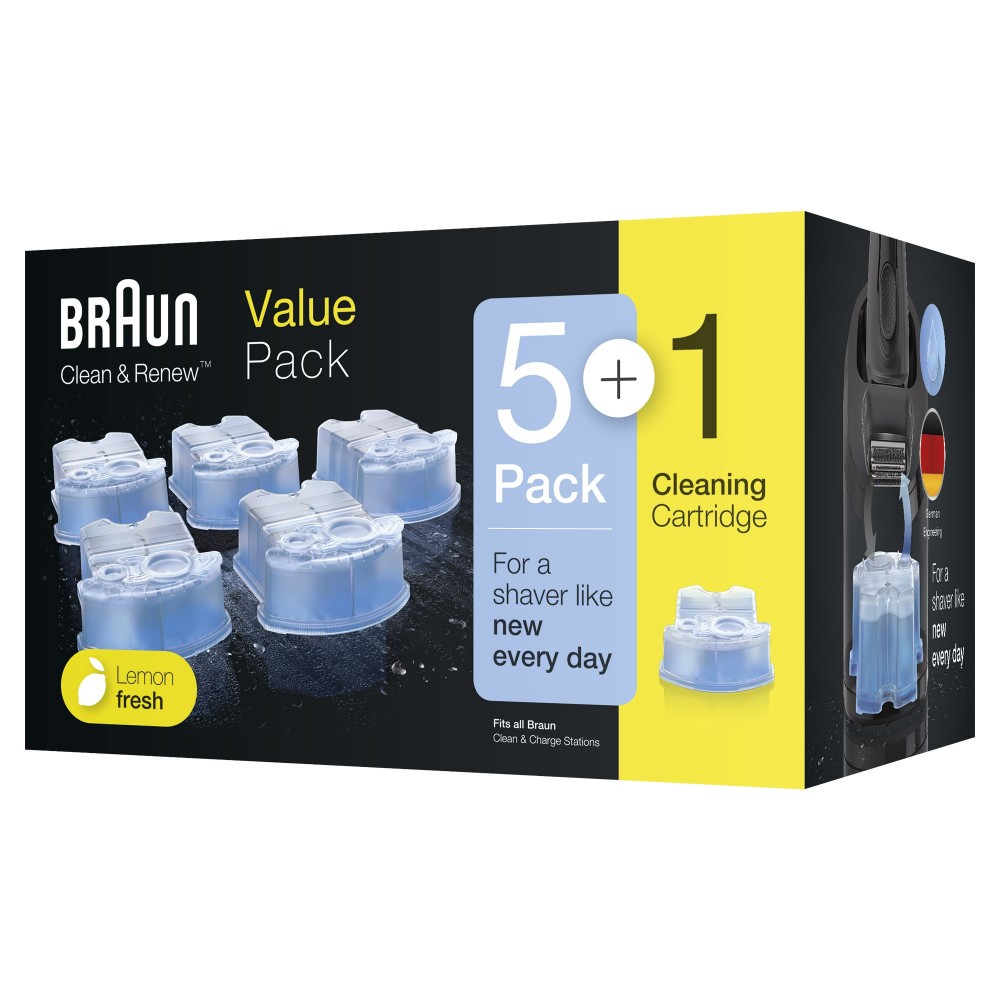 Чистящее средство Braun CCR 5+1 для электробритвы Braun чистящее средство для электробритв braun series 5 2