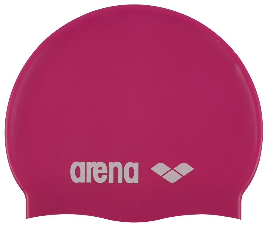 фото Шапочка для плавания arena classic silicone jr 91 fuchsia/white