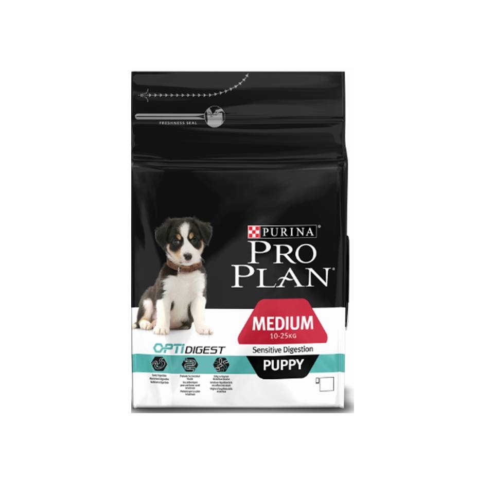 

Сухой корм для щенков PRO PLAN OptiDigest Medium Puppy, ягненок, рис, 4шт по 3кг, OptiDigest Medium Puppy