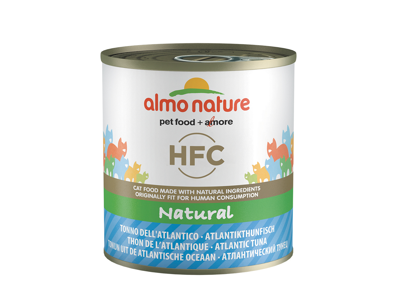 фото Консервы для кошек almo nature hfc natural, атлантический тунец, 280г