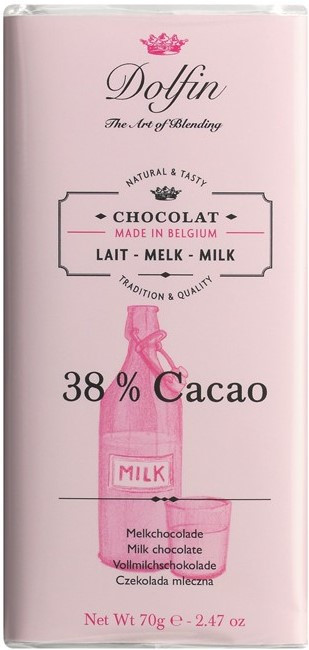 

Шоколад Dolfin Lait 38% Cacao 70 г