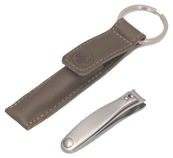 Маникюрный набор Dovo 1 предмет брелок для автомобильного ключа метка капля натуральная кожа коричневый олень