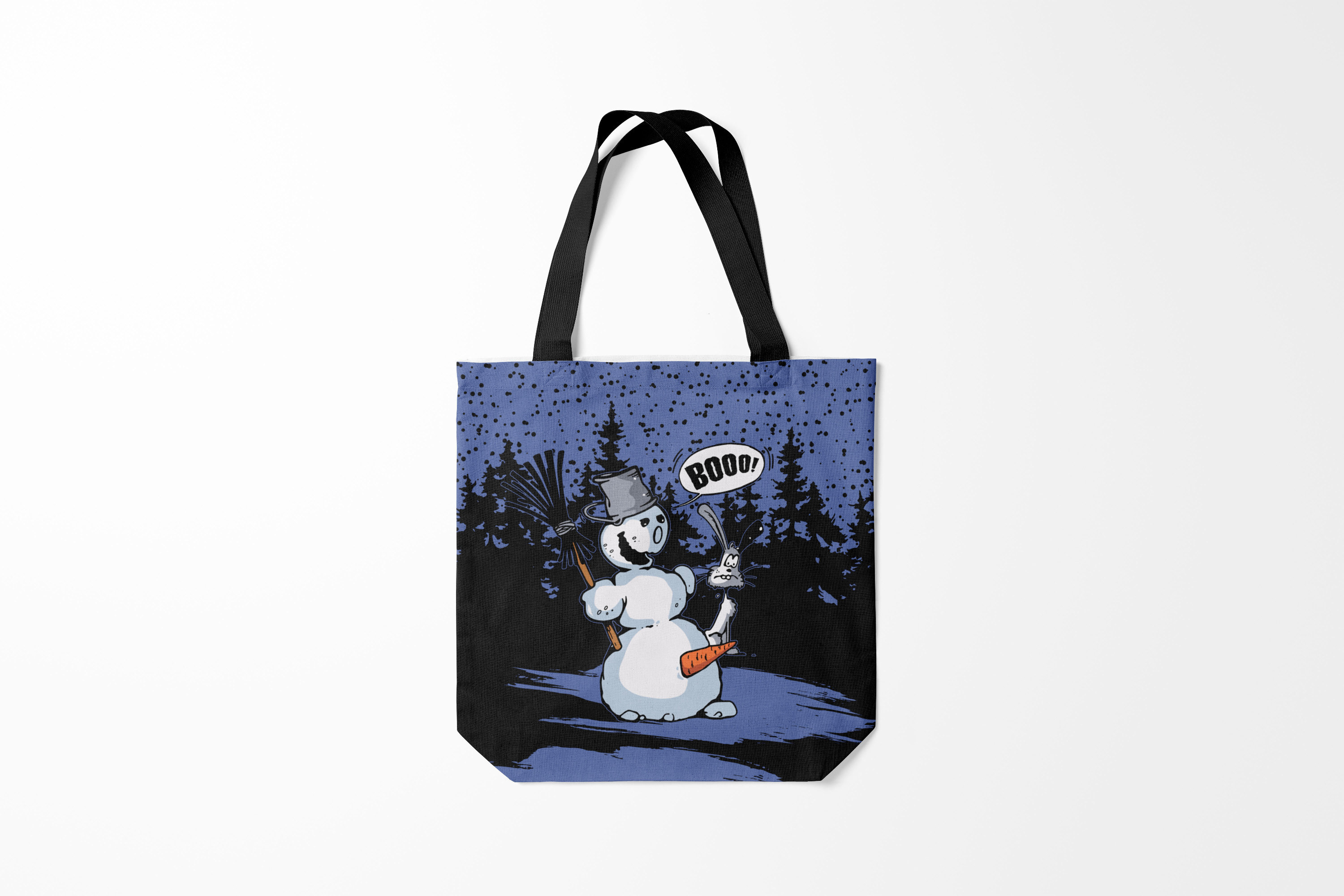 

Сумка шoппер унисекс Burnettie Новый год Снеговик на Хэллоуин, разноцветный, Новый год Снеговик на Хэллоуин