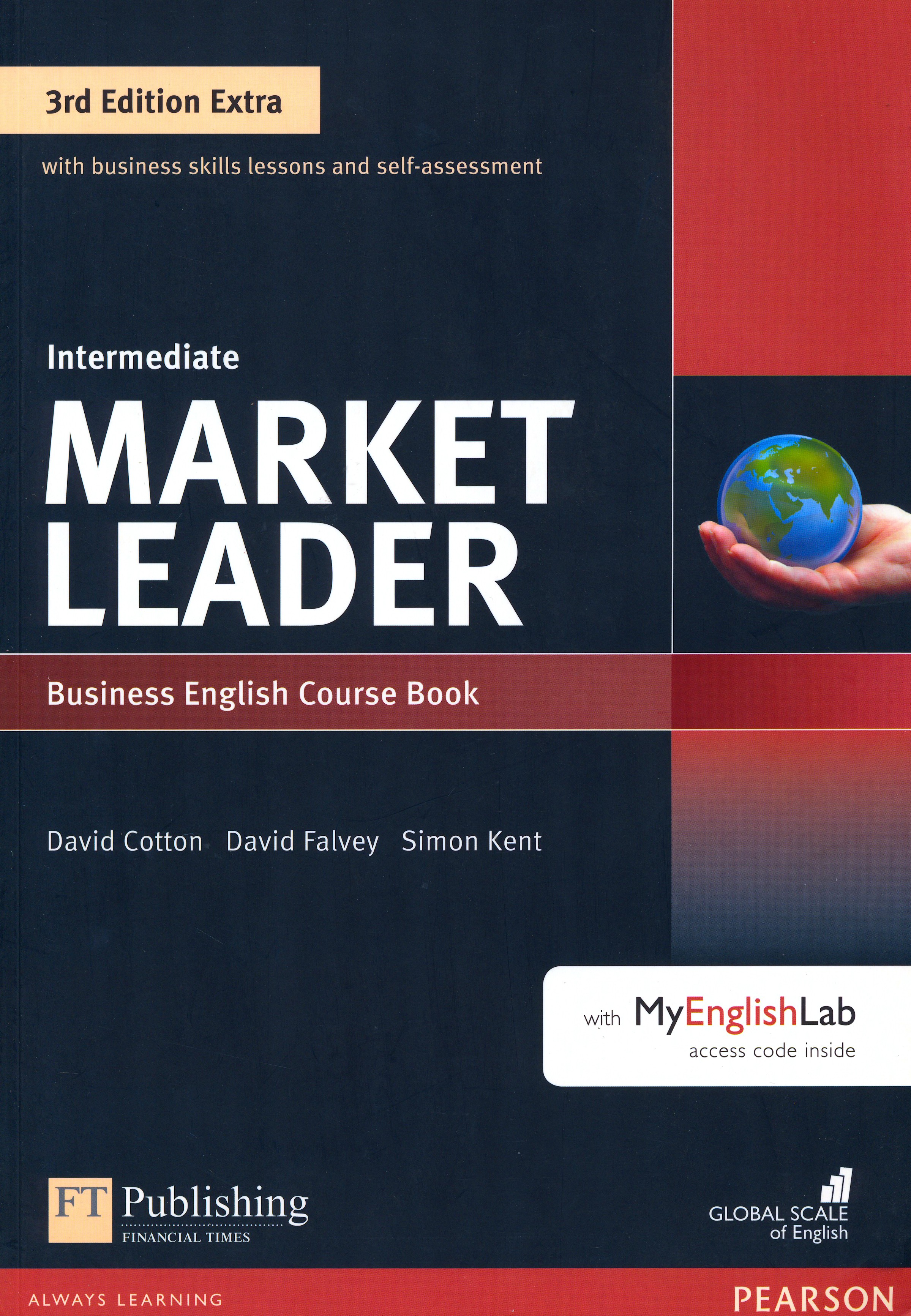 

Market Leader Third Edition Extra Intermediate Course Book with MyEnglishLab +DVD